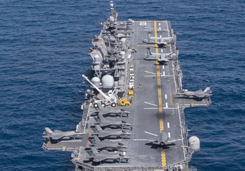 How long can an aircraft carrier stay at sea without resupply?